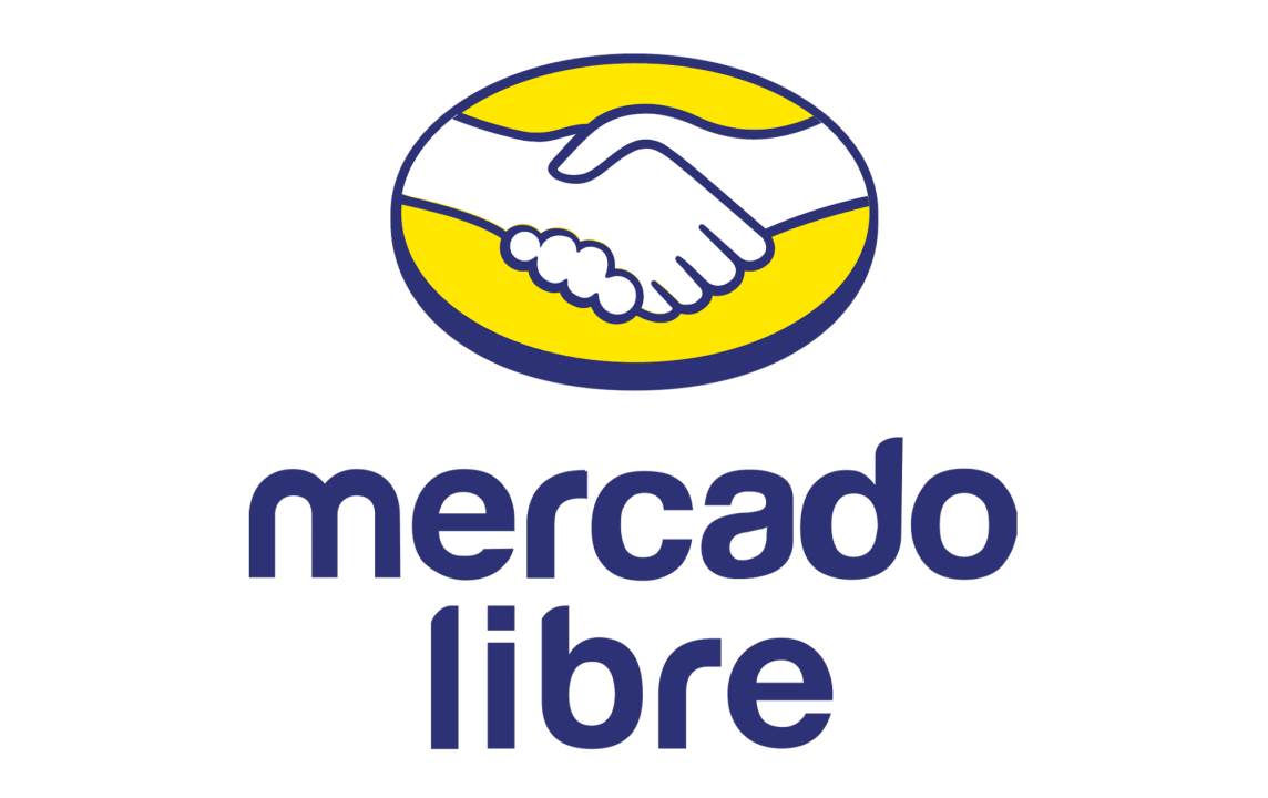 Logo de Mercado Libre con fondo transparente